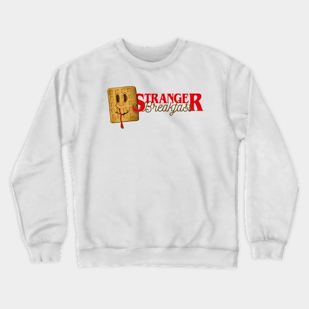 strange breakfast Crewneck Sweatshirt by ecciu